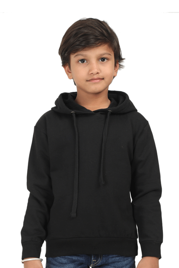 Boys Black Hoodie - Image 2